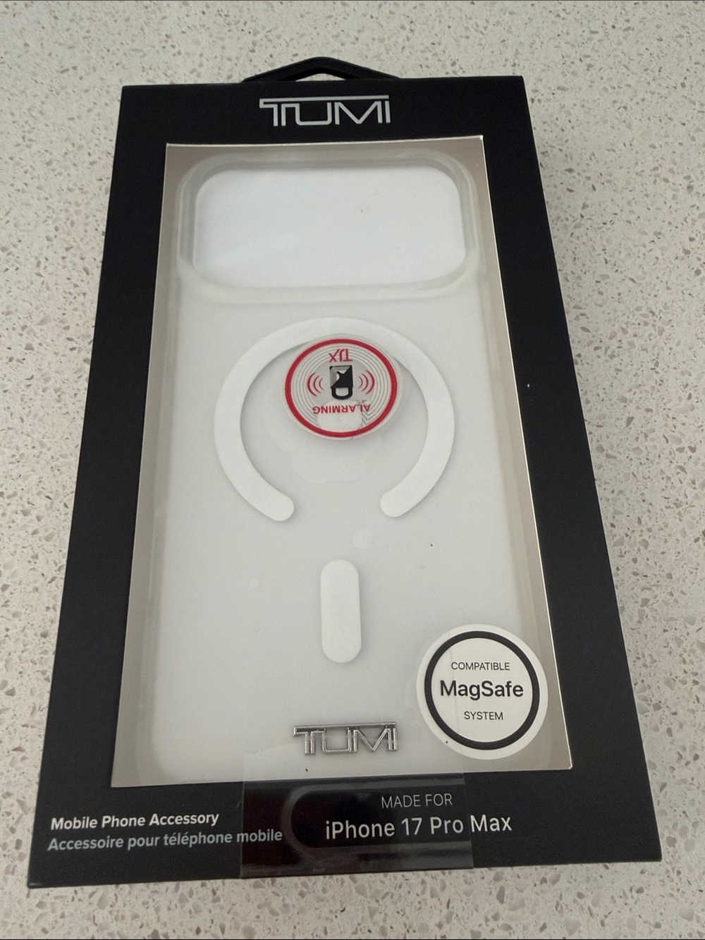 Tumi White MagSafe-Compatible Phone Case for iPhone 17 Pro Max